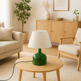 Opviq Lámpara de mesa color Crema